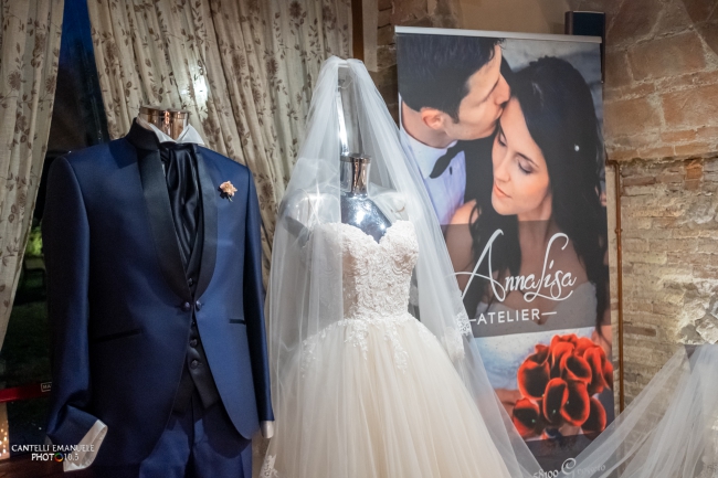 atelier abiti sposa e sposo cerimonia grosseto stand fiera siena collezione 2020